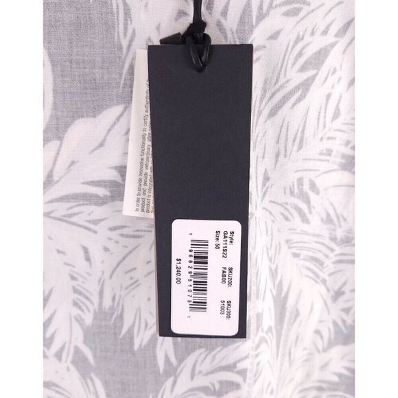 Palm Angels Allover Palm Print Pullover Shirt Size 50 L Oversized Mens New - Picture 7 of 13